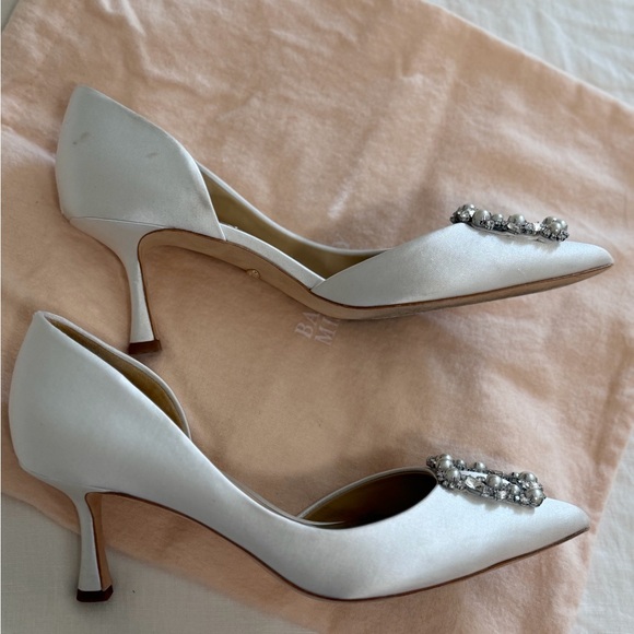 Badgley Mischka Women's Fabia Pointed Toe Slip On d'Orsay Pumps - Picture 4 of 6